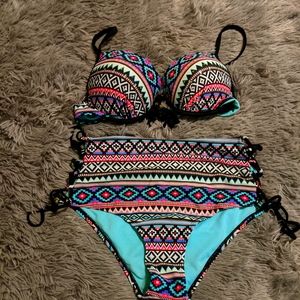 Two piece high-rise bottom bikini